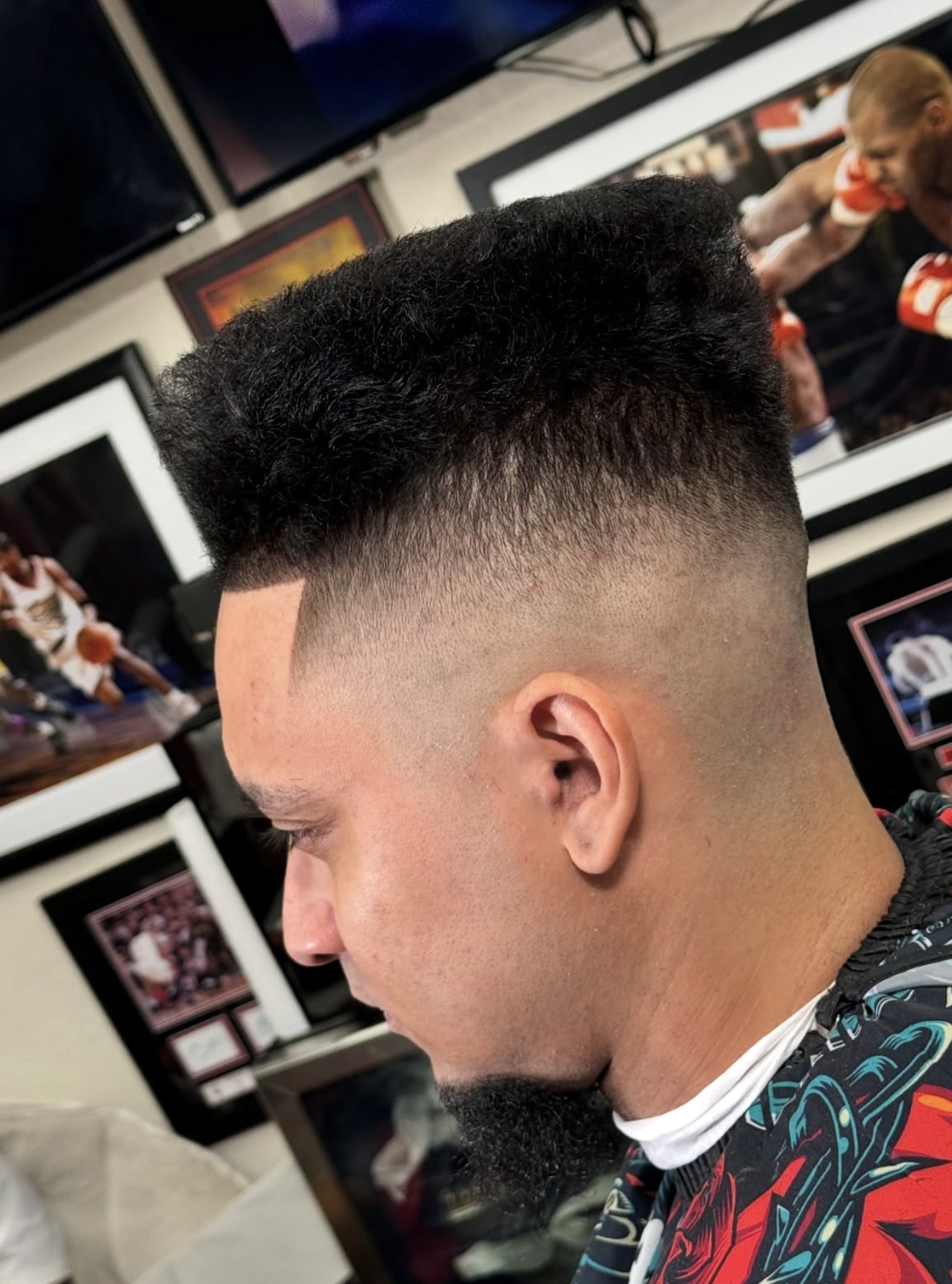 Clean high fade with sharp line up